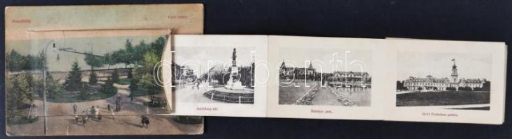 Keszthely, Parti sétány, kiadják a Gál testvérek; leporellocard