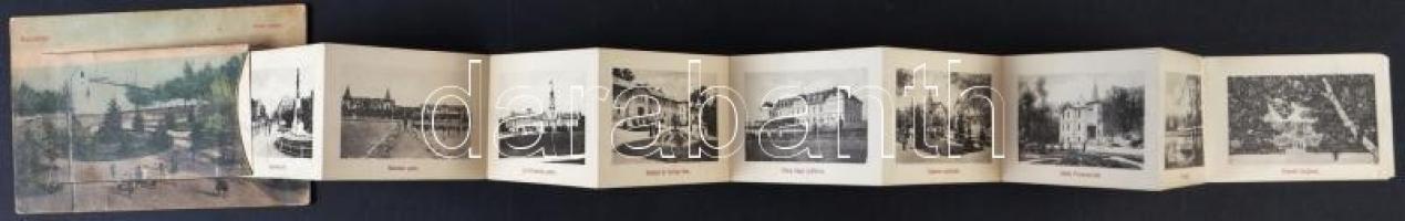 Keszthely, Parti sétány, kiadják a Gál testvérek; leporellocard