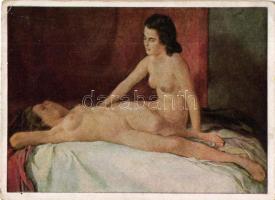 Erotic art postcard, Jugend, München, Haus der Deutschen Kunst, s: Wilhelm Hempfing (EK)