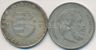 1947. 5Ft Ag "Kossuth" (2x) T:2-,3
Adamo F8.1