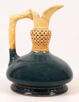 Zsolnay kiöntő, sérült, formaszám:4752, jelzett, m:17 cm