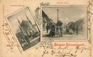 Karánsebes mit Synagoge