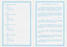 Pásztó 1991. "Pásztó "BÉKE" Mezőgazdasági Termelőszövetkezet" névre szóló vagyon...