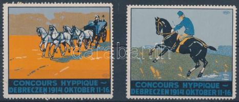 1914 Debreceni lovasverseny levélzáró pár