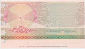 Norvégia DN "Norvég Kereskedelmi Bank, Norvég Takarékpénztár" 500K "SPECIMEN" ut...
