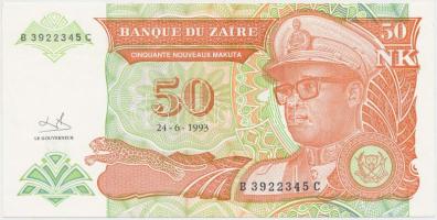 Zaire 1993. 50M T:I Zaire 1993. 50 Makuta C:UNC