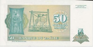 Zaire 1993. 50M T:I
Zaire 1993. 50 Makuta C:UNC