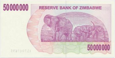 Zimbabwe 2008. 50.000.000$ T:I Zimbabwe 2008. 50.000.000 Dollars C:UNC