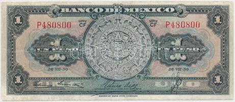 Mexikó 1950. 1P T:III
Mexico 1950. 1 Peso C:F