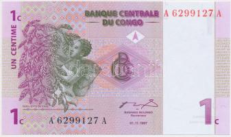 Kongó 1997. 1c T:I Congo 1997. 1 Cent C:UNC