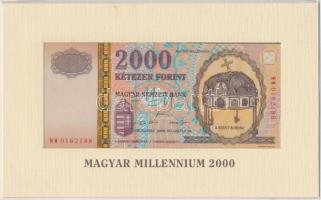 2000. 2000Ft "Millennium" eredeti díszcsomagolásban T:I Adamo F56A