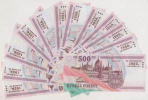 2006. 500Ft (12x) T:I,I- hajtatlanok