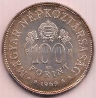 1969. 100Ft Ag "Tanácsköztársaság" T:2
