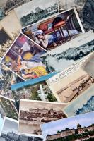 Egy cipősdoboz régi képeslap, túlnyomórészt 1945 előtti városképek a világból / cca. 600 postcards; mainly pre-1945 town-views