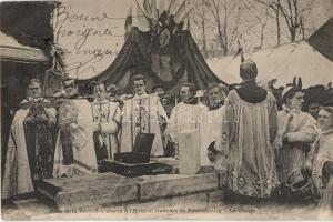 Saint Petersburg, laying of the first stone of the French hospital, Clergy