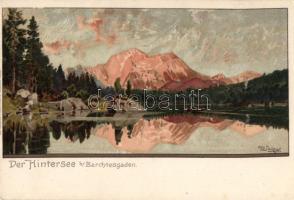 Hintersee bei Berchtesgaden / lake s: Otto Strützel