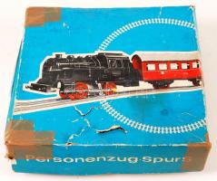 Personenzug Spurs, német felhúzós játék vasút, eredeti dobozában, felhúzó hiányzik