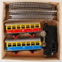 Personenzug Spurs, német felhúzós játék vasút, eredeti dobozában, felhúzó hiányzik