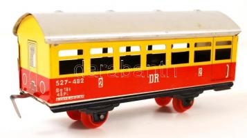 Personenzug Spurs, német felhúzós játék vasút, eredeti dobozában, felhúzó hiányzik