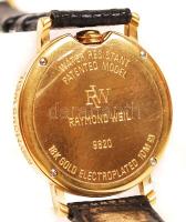 Raymond Weil Nr. 9820 karóra 18 K aranyozással, másodpercmutatóval, briliánsokkal díszítve, vízálló,...