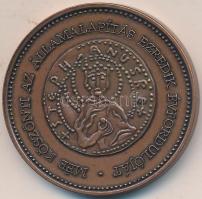 2000. "MÉE - Államalapítás ezredik évfordulója - Szent István" Br emlékérem (42mm) T:1
Ada...