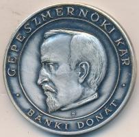 Konyorcsik János (1926-) 1982. Budapesti Műszaki Egyetem / Gépészmérnöki Kar - Bánki Donát" ezü...