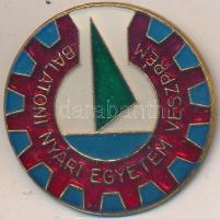 ~1970. "Balatoni Nyári Egyetem Veszprém" fém jelvény T:2