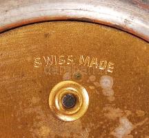 Langendorf ezüst zsebóra sérült hátsó zsanérral, járó szerkezettel, de tisztításra szorul / Langendo...