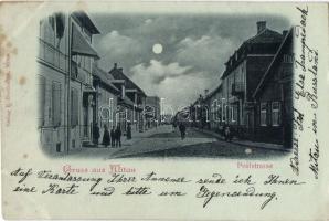 Jelgava, Mitau; Poststrasse / street (Rb)