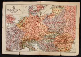 1941-1956 5 db térkép (A világ politikai térképe, Közép-Európa új térképe, Magyarország politikai té...