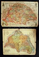 1941-1956 5 db térkép (A világ politikai térképe, Közép-Európa új térképe, Magyarország politikai té...