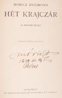 Móricz Zsigmond: Hét krajcár. Elbeszélések. Aláírt példány! Bp., Athenaeum. Szép állapotú egészvászon kötésben