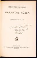 Móricz Zsigmond: Harmatos rózsa. Aláírt példány! Bp., Athenaeum. Jó állapotú egészvászon kötésben