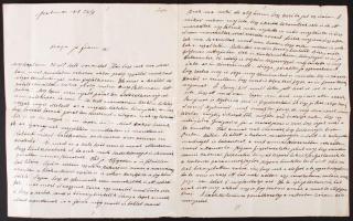 1912 Steuer Ábrahám szatmári rabbi saját kézzel írt levele / Rabbi from Satu Mare autograph letter