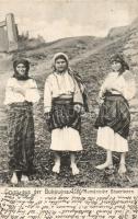 Romanian peasant women, Bukovina, folklore