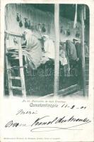 Constantinople, manufacture of oriental rugs, folklore