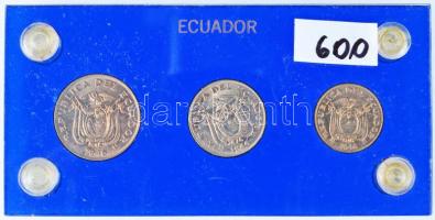 Ecuador 1946. 5c + 10c + 20c T:1 Ecuador 1946. 5 Centavos + 10 Cenetavos + 20 Centavos C:UNC