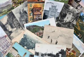 76 db RÉGI, használatlan osztrák városképes lap / Austrian collection of 76 unused town-view postcards with undivided backsides (cca. 1900)