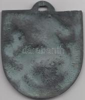 Németország DN "Stuttgart" fém plakett füllel. Szign.: R. Köll Geradstetten (88x82mm) T:2
...