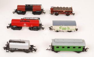 6 db vasúti modell vegyes állapotban