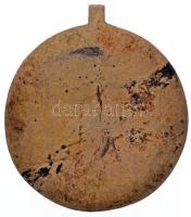 DN Azonosítatlan egyoldalas birkózó Br érem (57mm) T:2
ND Unidentified one-sided wrestling Br medall...