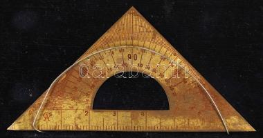 Hiánytalan antik réz körző készlet / Antique compass