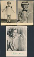 Shirley Temple 3 db fotó és képeslap