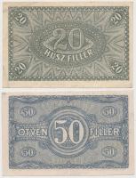 1920. 20f + 50f T:III
Adamo K1,K2