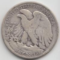 Amerikai Egyesült Államok 1937. 1/2$ Ag "Walking Liberty" T:3 USA 1937. 1/2$ Ag "Walking Liberty" C:F Krause KM#142