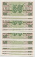 Nagy-Britannia/katonai kiadások 1972. 50p (16x) több egymás utáni és egymáshoz közeli sorszámokkal T...