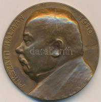 Murányi Gyula (1881-1920) 1910. &quot;Mikszáth Kálmán&quot; bronz egyoldalas emlékérem (40mm) T:2  HP 3693.