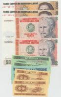 10db modern bankjegy (5klf) T:I 10 pcs of modern banknotes (5 diff.) C:UNC