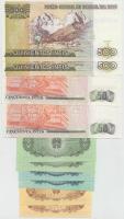 10db modern bankjegy (5klf) T:I
10 pcs of modern banknotes (5 diff.) C:UNC