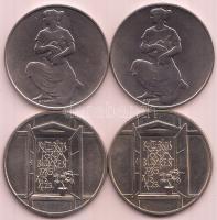 1981. 100Ft "FAO" (2x) + 1985. 100Ft "Kulturális fórum" (2x) T:BU